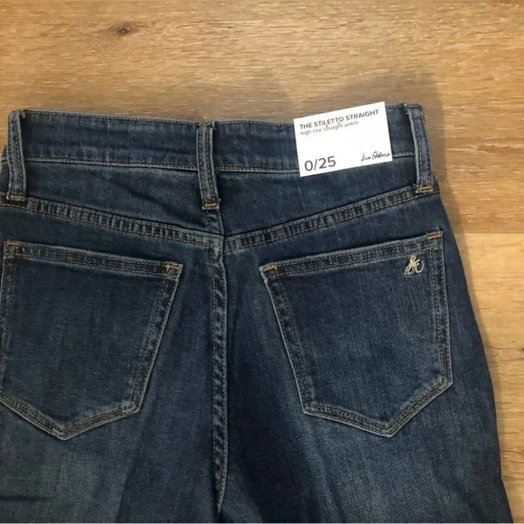 Sam Edelman The Stiletto Straight High Rise Straight Ankle Jeans Size 25 NWT - Picture 7 of 9